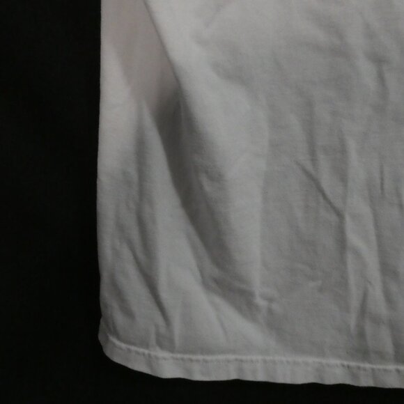 KIRKLAND SIGNATURE | medium | Solid White Short Sleeve Cotton Tee / T-Shirt - Picture 11 of 12